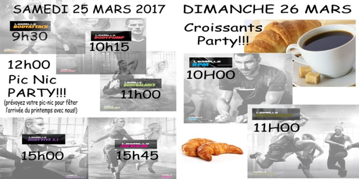 week end relancement printemps samedi 25 et dimanche 26