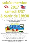 soirée membre 2017